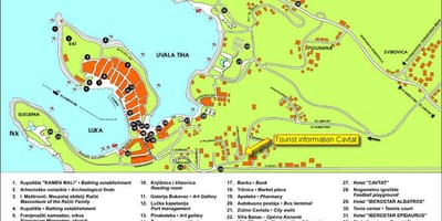 نقشه cavtat کرواسی 